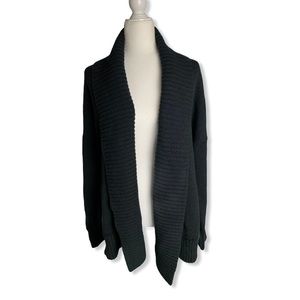 J.CREW Black Chunky Cardigan XL